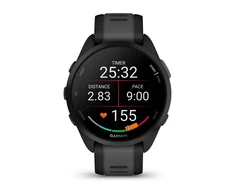 Išmanusis laikrodis Garmin Forerunner® 165 Juodos / pilkai melsvos spalvos
