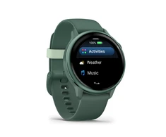 Išmanusis laikrodis Garmin vívoactive® 6, Metalinės jaspio spalvos su žaliojo jaspio spalvos dirželiu