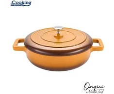 Cooking By Heinner NAUDOTAS ALUMINIO KEDA + ŠILDYMAS 26x8 CM, 3.4L, Nicolai Tand, ORIGINI, GAMYBA HEINNER