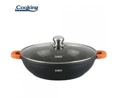 Cooking By Heinner CRATITA ALUMINIU+TALPA 32X8,5CM, 5,5L, TAMSIOJI LINIJA, HEINNER VIRĖJIMO SKONIO