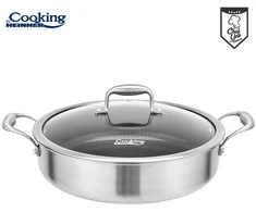 KEPTUVE SU DANGČIU, 30X7,8 CM, 4,8 L, TITANIUM3, COOKING BY HEINNER