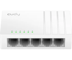 Šakotuvas „Cudy GS105U“ tinklo komutatorius, nevaldomas gigabito eternetas (10/100/1000), Baltas