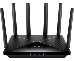 Maršrutizatorius Cudy WR11000 wireless router 2.5 Gigabit Ethernet Tri-band (2.4 GHz / 5 GHz / 6 GHz) Juodas