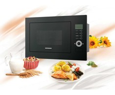 Įmontuojama mikrobangų krosnelė HEINNER HMW-25BIGBK