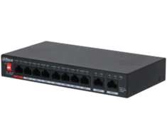 Šakotuvas PRAMONINIS SWITCH'AS POE PFS3010-8GT-96-V2 8 PRIEVADŲ DAHUA