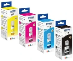 Epson 112 EcoTank 4 spalvų sudėtinis paketas | Rašalo talpykla | Juodas, Cyan, Geltona, Magenta