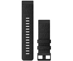 Išmaniojo laikrodžio Garmin greitai atsegamas, nailoninis dirželis, Juodos spalvos, 26mm