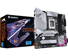 „GIGABYTE B760M AORUS ELITE WIFI6E GEN5“ pagrindinė plokštė – palaiko 14-os kartos „Intel Core“ procesorius, 12+1+1 fazės VRM, iki 5600MHz DDR5, 2xPCIe 4.0 M.2, „Wi-Fi 6E“, 2.5 GbE LAN, USB 3.2 Gen 2x2