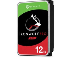 SEAGATE Ironwolf PRO Enterprise NAS HDD 12TB 7200rpm 6Gb/s SATA 256MB talpykla 8,9 cm 3,5 colio 24x7 NAS ir amp; RAID Rackmount Systeme BLK