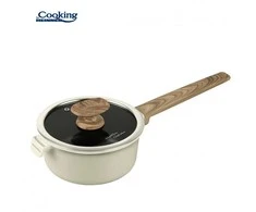 ALIUMINIO ĮRANKIAI + DANGTELIS 18x9 CM, LAUKINIO AKMENS, „COOKING BY HEINNER“