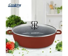 ALIUMINIO KEPTUVE SU DANGTELIU 40X9,8CM, 11L, CALABRIA, COOKING BY HEINNER