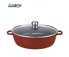 ALIUMINIO KEPTUVE SU DANGTELIU 40X9,8CM, 11L, CALABRIA, COOKING BY HEINNER