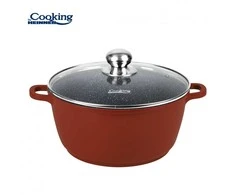 ALIUMINIO PADAŽŲ KEPTUVAS SU DANGČIU 40X17,5CM, 18,6L, CALABRIA, COOKING BY HEINNER