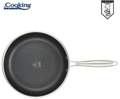 Cooking By Heinner NERŪDIJANČIO PLIENO KEPTUVE SU 3 SLUOKSNIAIS, 28X5,5 CM, TITANIUM 3, „HEINNER“ GAMINTOJAS