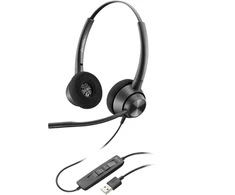 Hewlett Packard (HP) HP Poly „Poly EncorePro 310“ monauralinės TAA ausinės su „USB-A“ tipo jungtimi