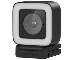 Hikvision iDS-UL4P AI Pārvaldīts 2K QHD 4MP USB-C Webkamera ar Automātisko Fokusu un Mikrofona Melna