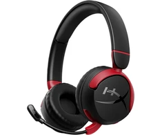 Belaidės žaidimų ausinės HP HyperX Cloud Mini (7G8F1AA), Juodos ir raudonos spalvos