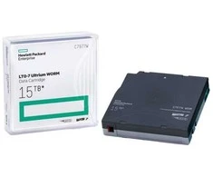 „Hewlett Packard“ (HP) HPE LTO-7 Ultrium WORM juosta, 15 TB tuščia duomenų juosta, 1,27 cm