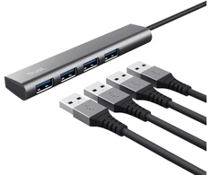 Trust Pasitikėkite Halyx USB 3.2 Gen 1 (3.1 Gen 1) Type-A 5 Mbit/s Pilkas