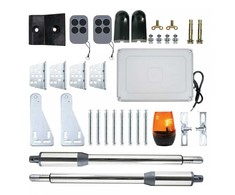 Atveriamų vartų automatikos komplektas PNI MAB300, su 2 40W varikliais, nuotolinio valdymo pulteliais ir valdymo bloku, fotoelementais ir signaline lempa, vartų ilgis iki 2 x 2.5m, vartų svoris 200kg