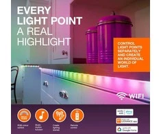 Pakabinamas šviestuvas Ledvance JUOS RINK LED WIFI 15.5W MAGIC RGB 3M RC