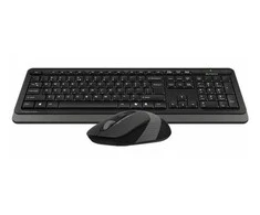 Klaviatūra A4Tech klaviatūros ir pelės rinkinys, FG1010 FSTYLER, belaidė, pilka