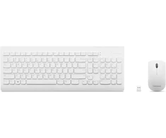 Lenovo | Belaidis rinkinys Klaviatūra ir pelė | 510 | Klaviatūra ir pelė Combo | 2.4 GHz Wireless via Nano USB | Batteries included | English | Baltas