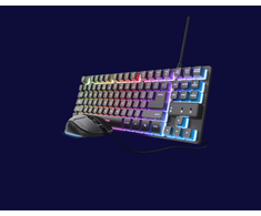 Klaviatūra Trust GXT 798 2-in-1 Žaidimų Įrangos Rinkinys | Juodas | US