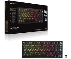 CORSAIR K65 Plus Belaidė mechaninė klaviatūra RGB LED pašvietimas Corsair MLX Fusion Tactile