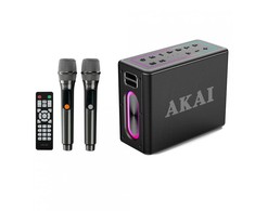 Kompiuterio kolonėlės AKAI ABTSW-120 głośnik Bluetooth 80W RMS, IPX6, TWS, 2 mikrofony, USB/TF, baterija 4000 mAh