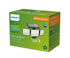 Philips Nysil Naświetlacz Solarny Lampa Elewacyjna LED | 5000K | IP65 | Czujnik Ruchu