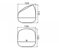 Stalinė lempa WiZ Squire, 9 W|2200-6500 K