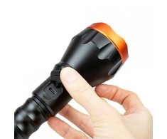 PNI Adventure F550 Crystal LED žibintuvėlis, 10W, aliuminis, 500lm, iki 700m, IPX6, 4000mAh baterija komplekte, USB Type-C įkrovimas