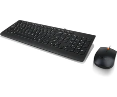 Lenovo | Klaviatūra su USB jungtimi ir pelė | 300 | Klaviatūra ir pelė Combo | English | 1.8 m | Juodas | su laidu Via USB