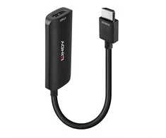 Adapteris - LINDY HDMI 8K60 į DisplayPort 1.4 Konverteris, 7680x4320@60Hz, 48Gbps, Juodas