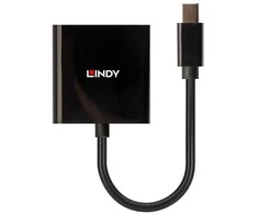 Adapteris - LINDY Mini DisplayPort į DVI Aktyvus Adapteris, 1920x1200@60Hz, 160mm, Juodas