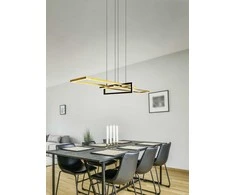 Pakabinamas šviestuvas Pakabinamas LED šviestuvas TRIO SALINAS, 34W, max 4200lm, 3000K, dimeriuojamas, 100x40xh150 cm