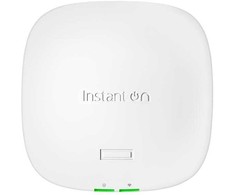 Maršrutizatorius Hewlett Packard (HP) „HPE Networking Instant On AP21“ (RW) dviejų radijo dažnių 2x2 „Wi-Fi 6“ prieigos taško paketas su RW maitinimo šaltiniu