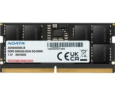 Nešiojamojo kompiuterio atmintis ADATA DDR5 - 8GB - 5600 - CL - 46, viena RAM (juoda, AD5S56008G-S, „Premier Tray“)