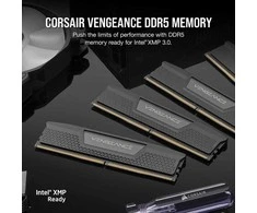 RAM CORSAIR VENGEANCE 32GB 2x16GB DDR5 6000MHz DIMM CL38-44-44-96 1.35V Std PMIC Intel XMP atmintis Juodas