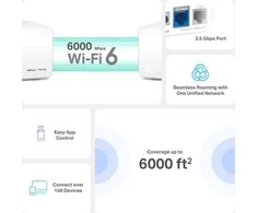 Maršrutizatorius Mercusys TP-Link Halo H90X (3 pakuotės)