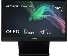 Monitorius ViewSonic ColorPro VP16-OLED – 100 % DCI-P3 | Delta E > 2