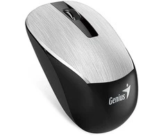 Pelės Genius Pelės NX- 7015, 1600DPI, 2.4 [GHz], optinis, 3rd, belaidis USB, pilkas, AA