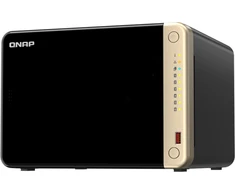 Serveris QNAP | 6 skyrių stalinis NAS | TS-664-8G | Intel Celeron | N5095 4 branduolių | Procesoriaus dažnis 2,9 GHz | 8 GB | DDR4