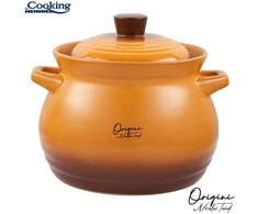KERAMINIS PUODAS SU DANGČIU, 17X18 CM, 4,5 L, NICOLAI TAND, ORIGINI, COOKING BY HEINNER