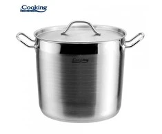 Cooking By Heinner NERŪDIJANČIO PLIENO PUODAS+DANGIS 26x21 CM, 11L, MAESTRO, HEINNER GAMINAMA MAISTAS