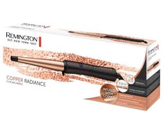 Ondulator de par conic Remington , ceramic, 9 setari temperatura, 13-25 mm, Copper Radiance