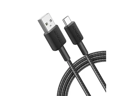Anker | 322 nailono kabelis, Juodas | A81H6G11 | USB-A į USB-C
