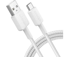 „Anker 322“ nailono kabelis, „Baltas“ | A81H6G21 | USB-A–USB-C
