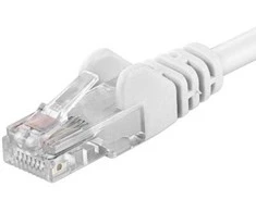 PremiumCord PREMIUMCORD Patch UTP kabelis RJ45-RJ45 CAT5 baltas